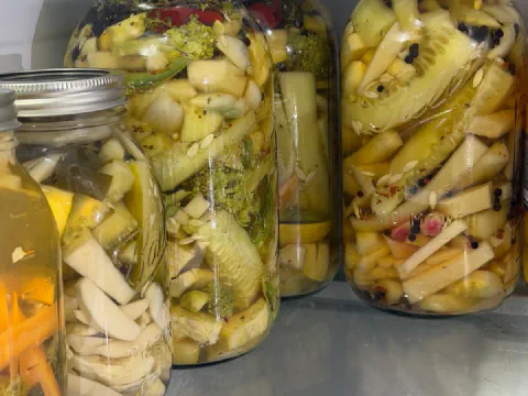 Mixed Vegetable Toursi (Scalable Fridge Pickle)